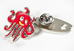 Metal lapel pins