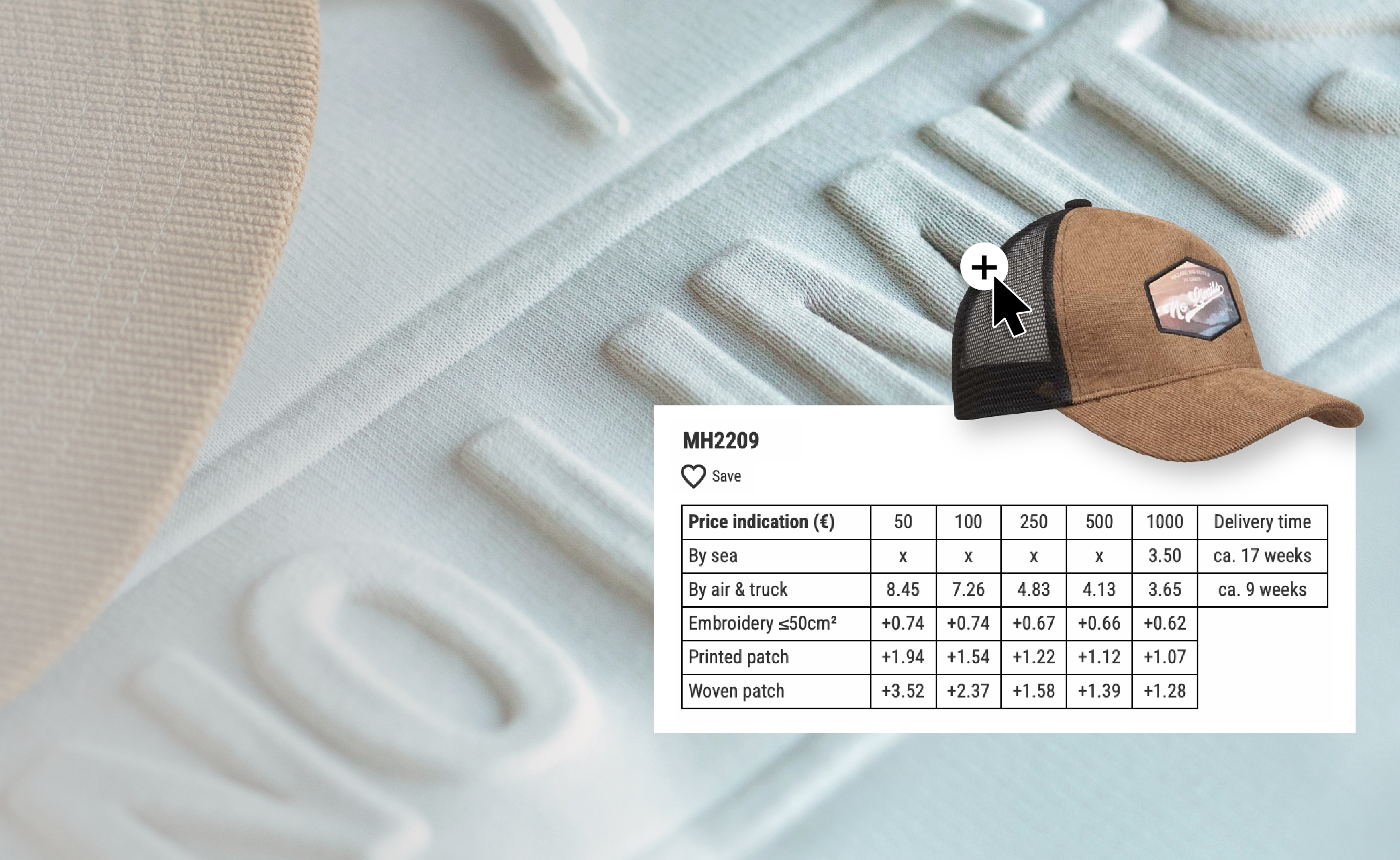 Instant pricing