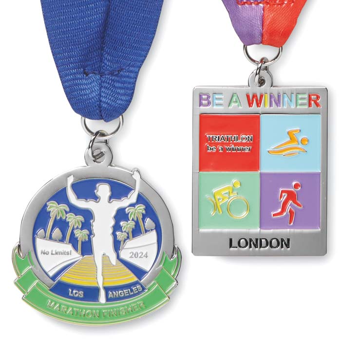 Medalhas em ferro esmaltado: MM1009-1010