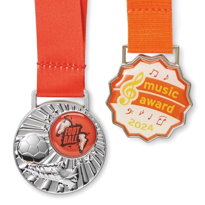 Medalhas em liga de zinco com doming: MM1018-1020