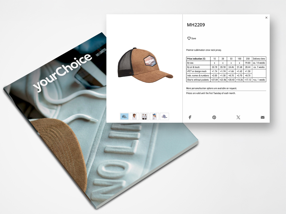 Access catalogue with <em>prices in NOK</em>