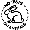 Logo pas de tests sur les animaux