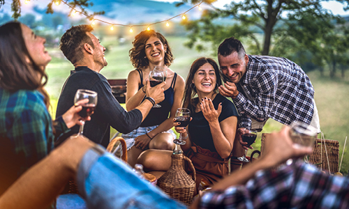 Summer essentials outdoors